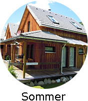 Sommeransicht Ferienhaus Kreid